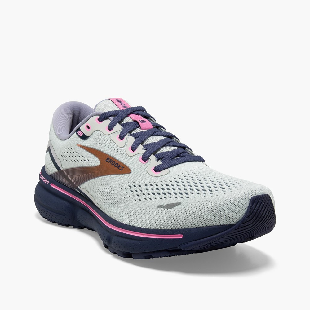 Chaussures Running Route Brooks Ghost 15 Cushioned Noir Femme | RHD-3613788